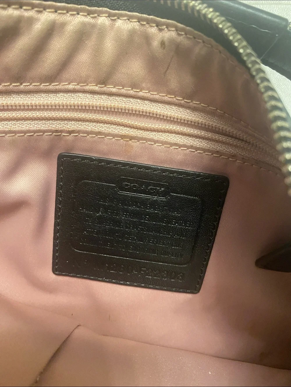 Coach Black Leather Crossbody with Turn-Lock Accent